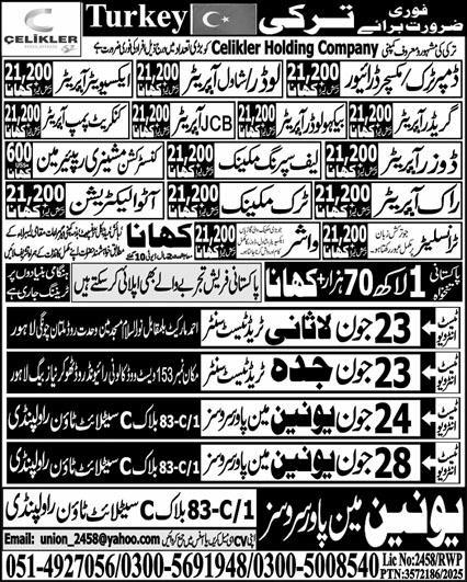 Operator Jobs in Turkey-1